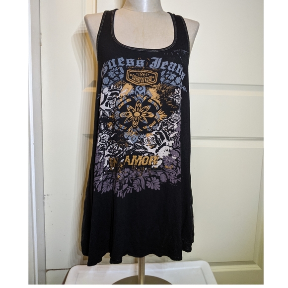 Guess Tops - Guess Jean Tank top